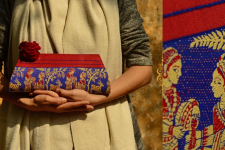 Baluchari Clutch Bag { Q }